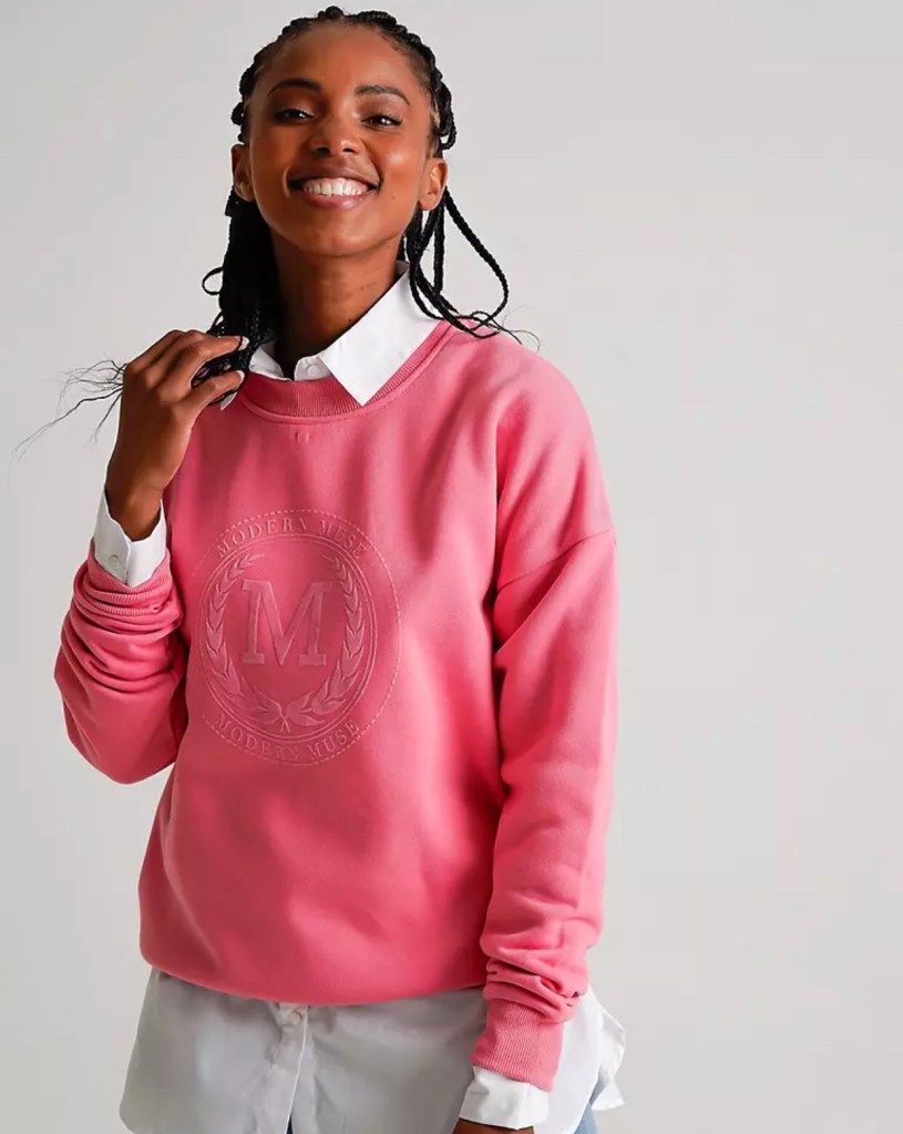 Moletom cor de rosa da Mr. Price
