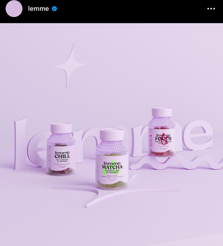 Lemme: imagem de vitaminas e suplementos da Kourtney Kardashian