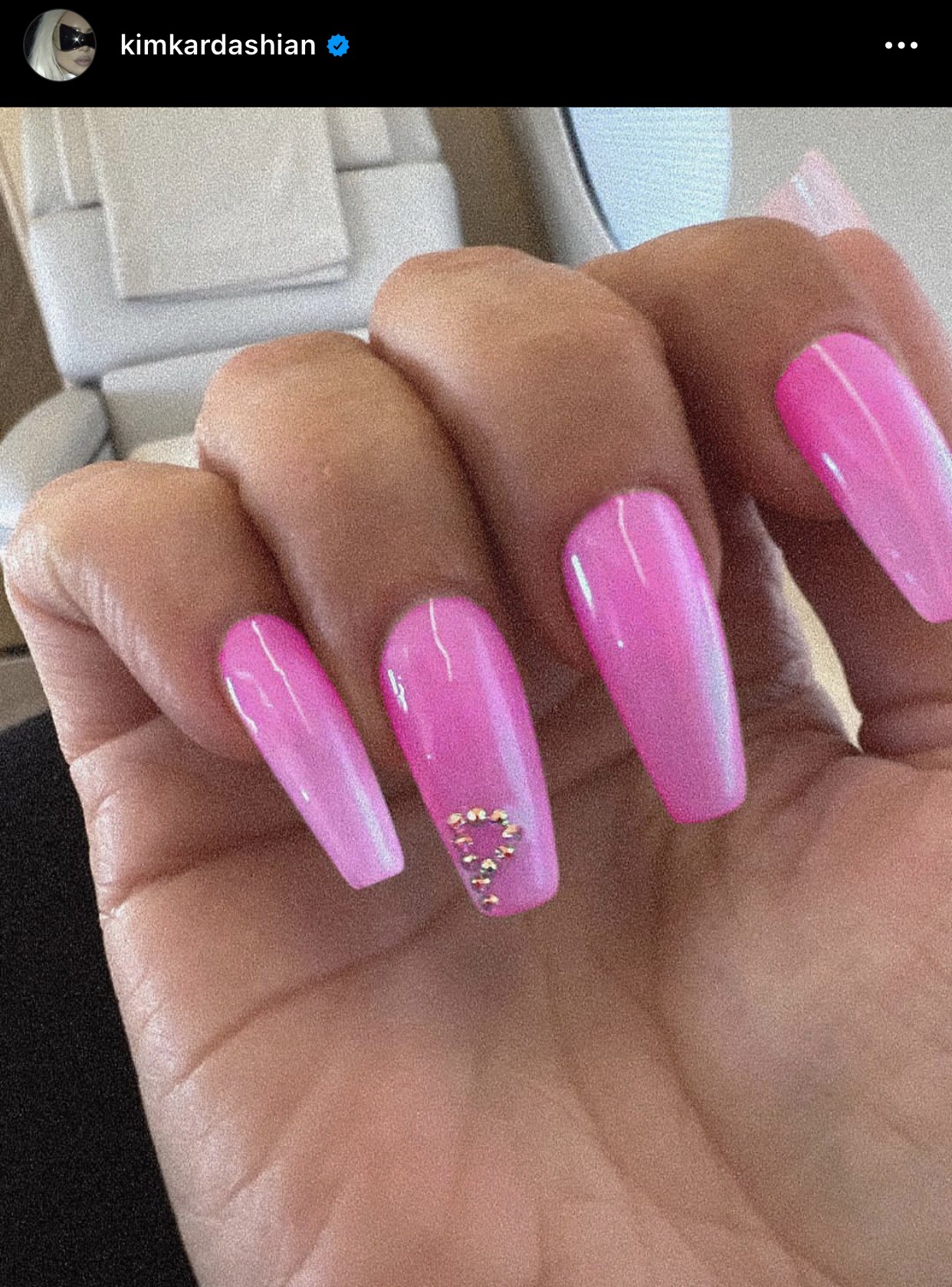 Unhas lindas da Kim Kardashian