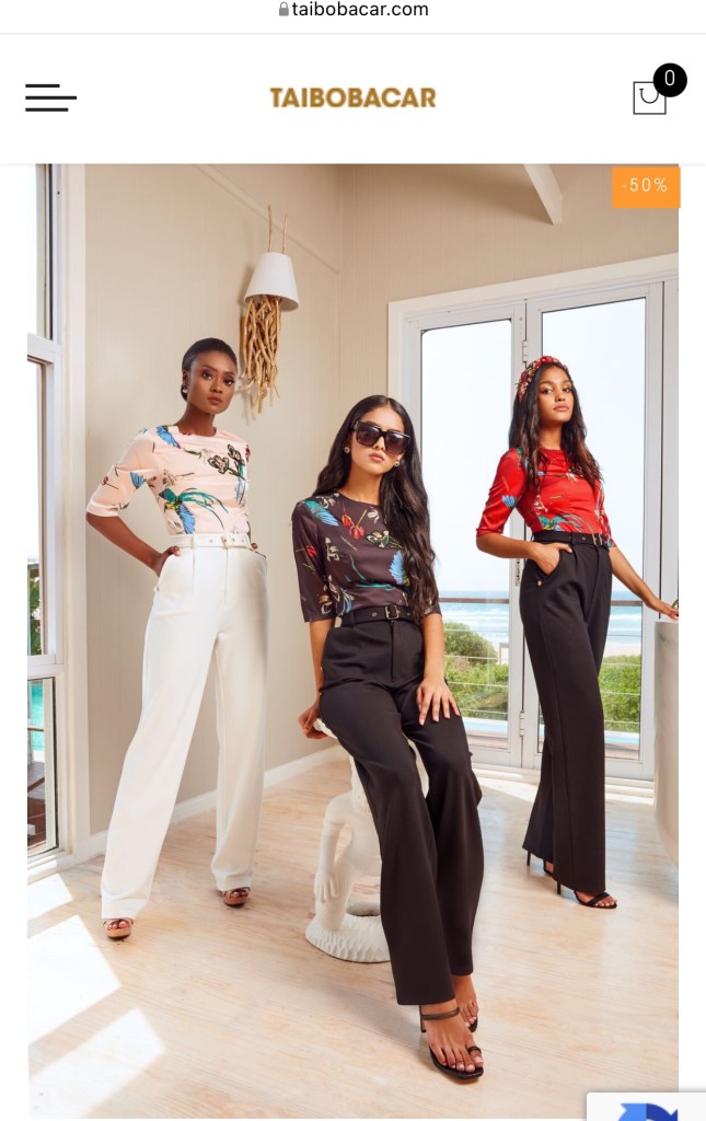 Calças Gigi pants da Taibo Bacar para mulheres