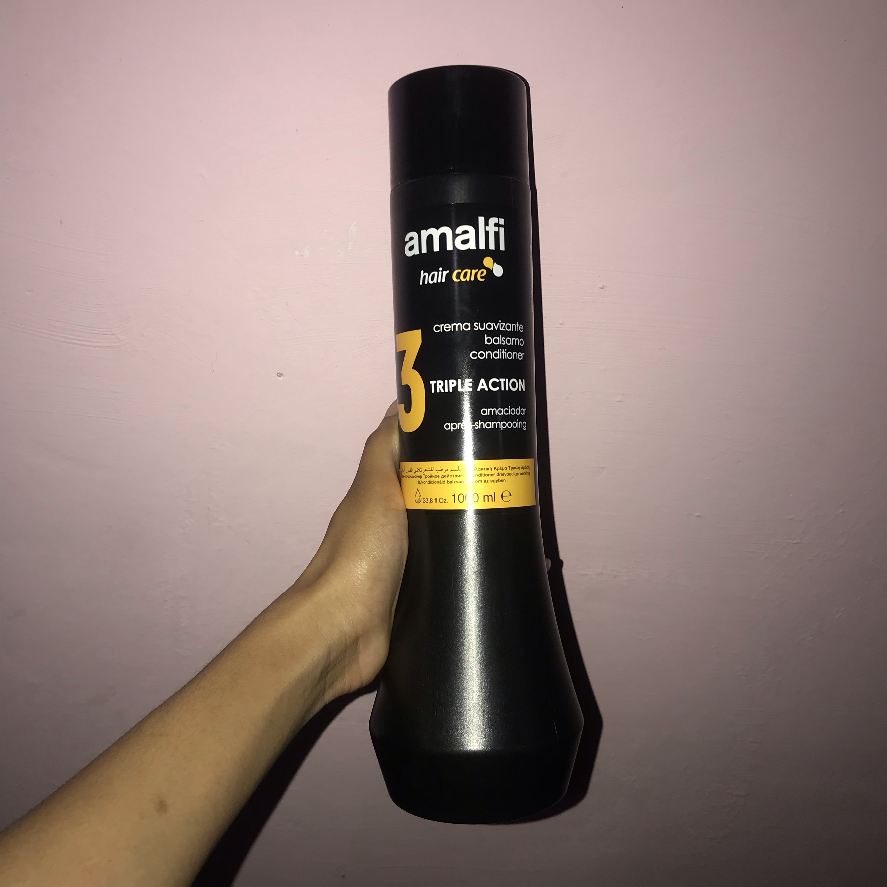 Condicionador 3 triple action da Amalfi 