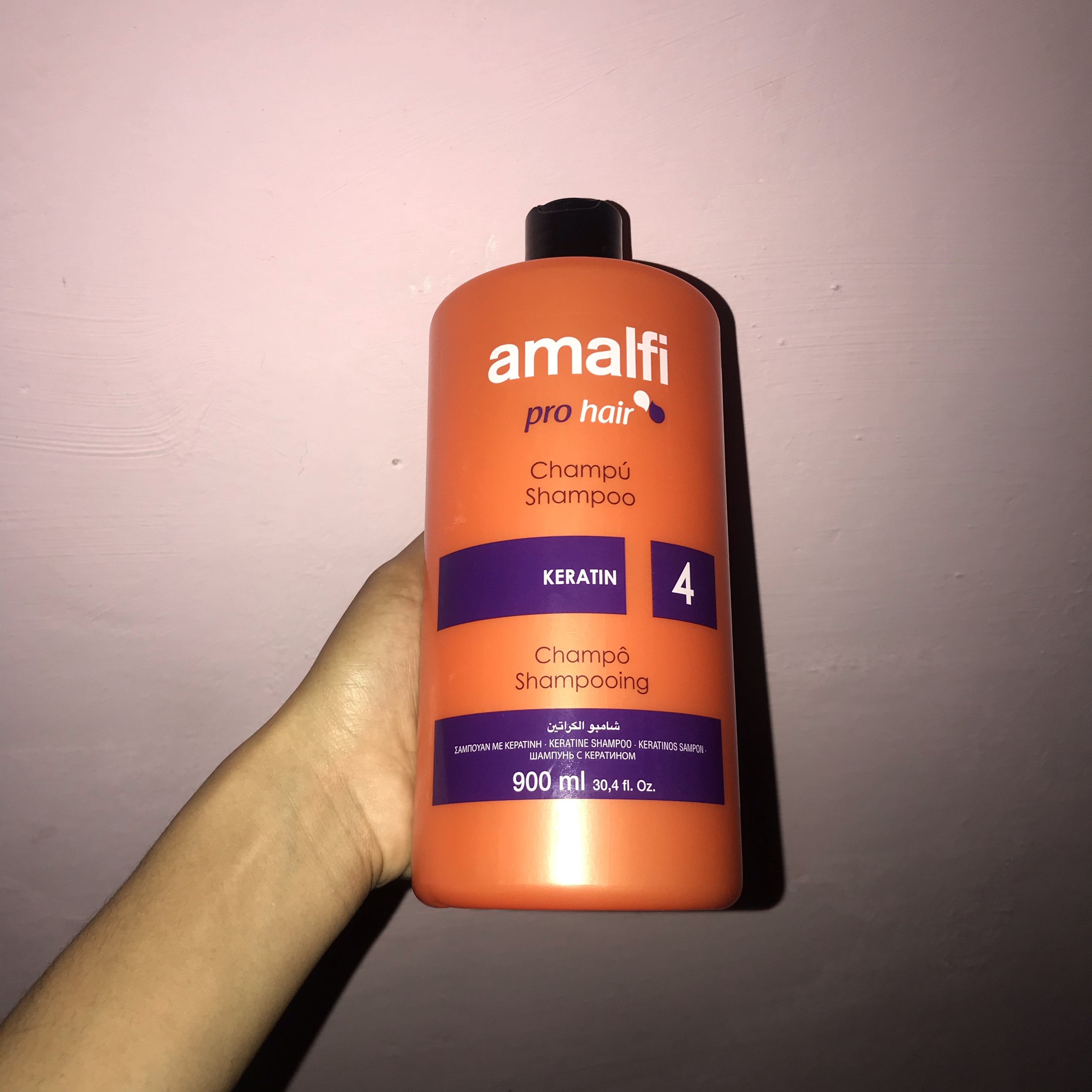 Shampoo da  amalfi keratin 4