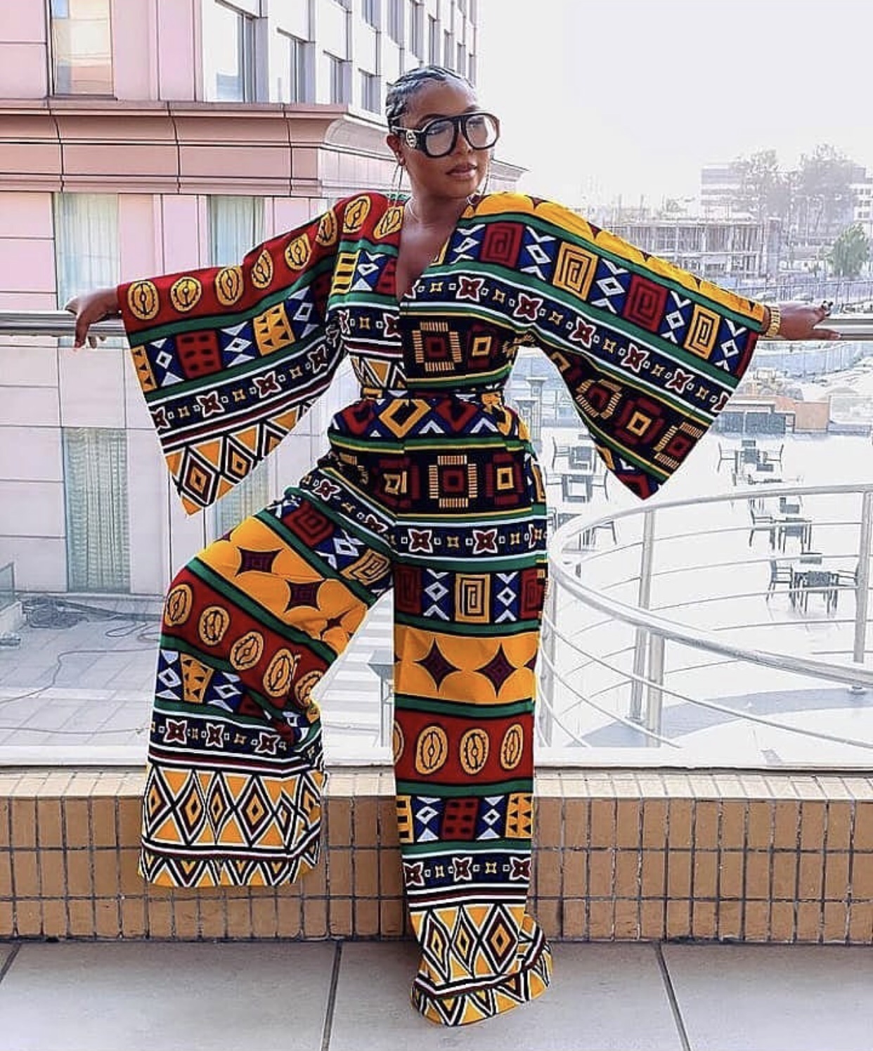 Inspiração de macacão de capulana